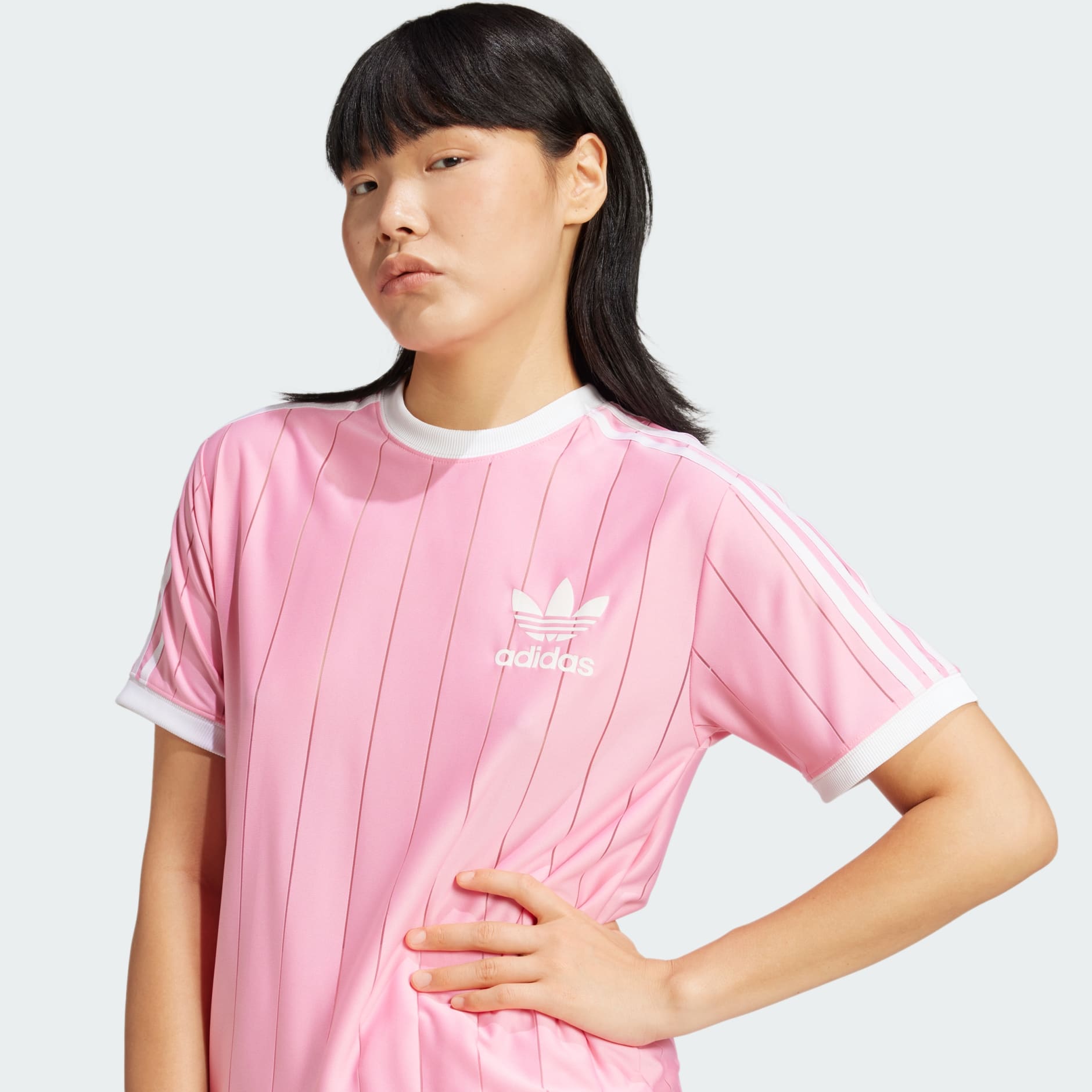 Жіноча футболка Adidas Adicolor 3-Stripes Pinstripe IY7229_image_5
