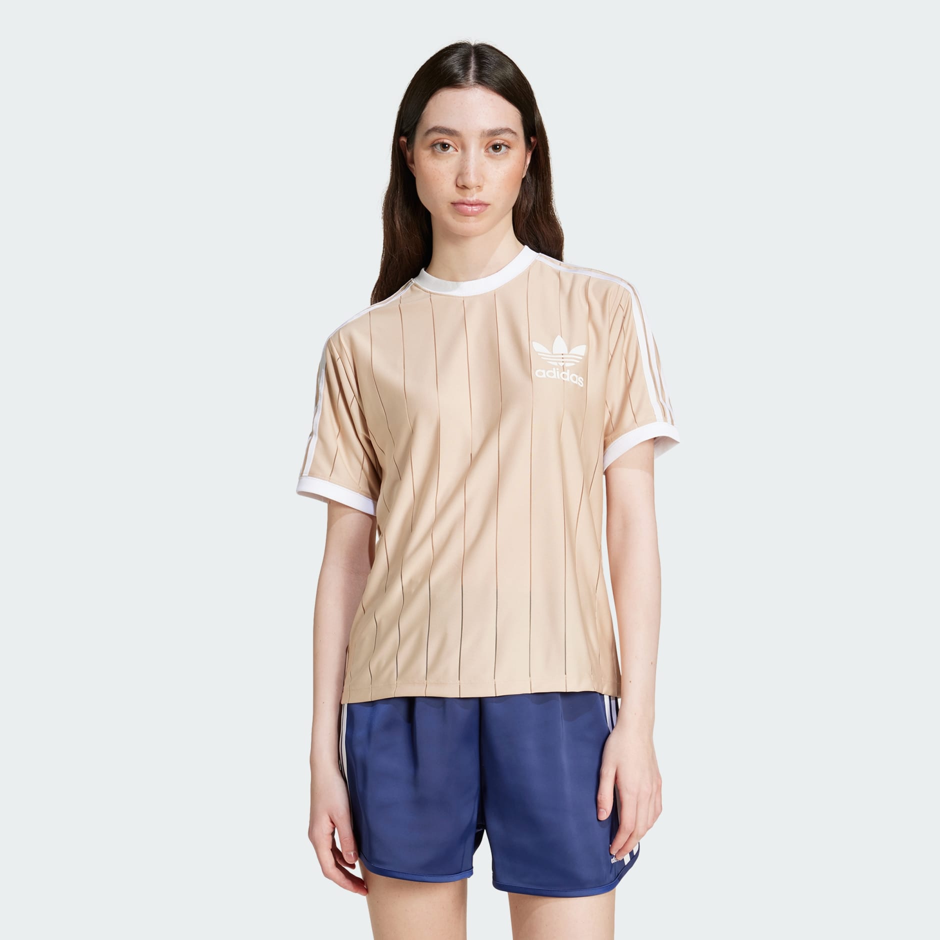 Жіноча футболка Adidas Adicolor 3-Stripes Pinstripe IY7232_image_2