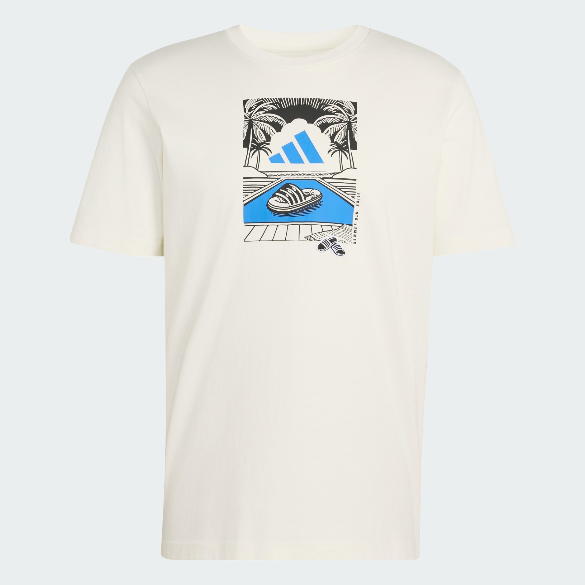 Чоловіча футболка Adidas Summer Slides Relax Graphic JZ5001_image_1