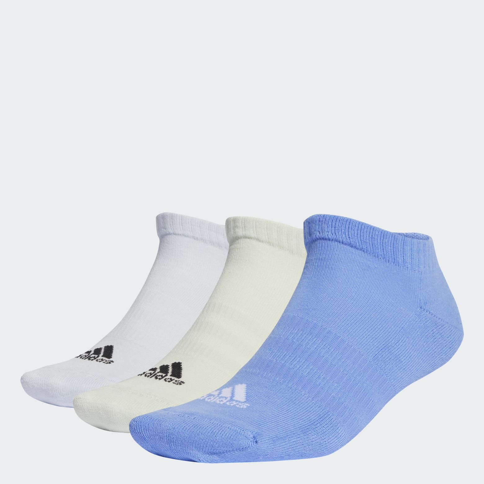 Три пары низких носков Cushioned Low-Cut Socks Adidas Performance IC1334_image_1