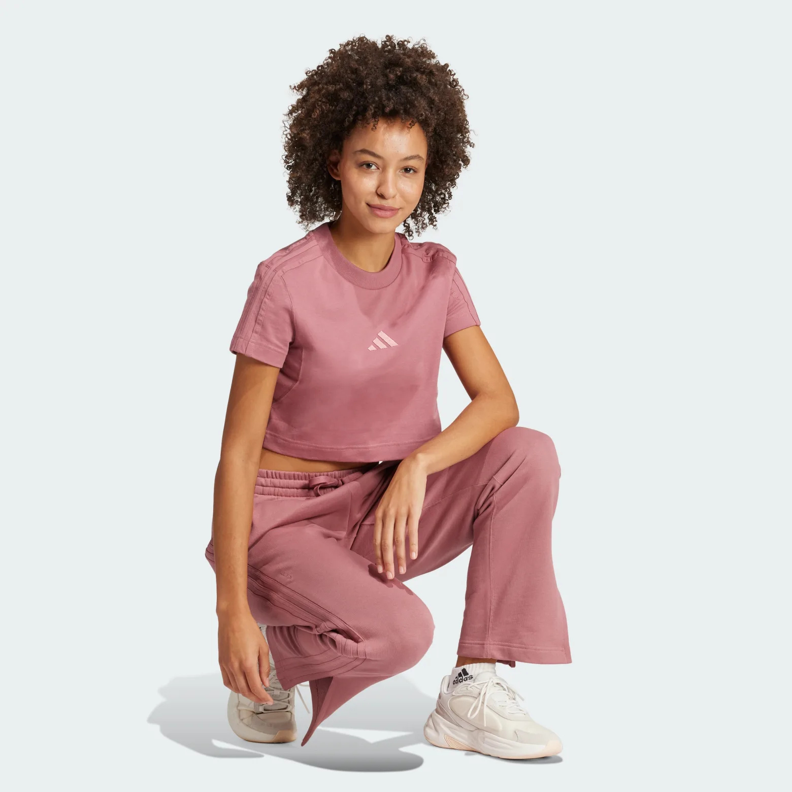 Джогеры ALL SZN French Terry 3-Stripes Straight Leg Adidas Sportswear IY6856_image_3