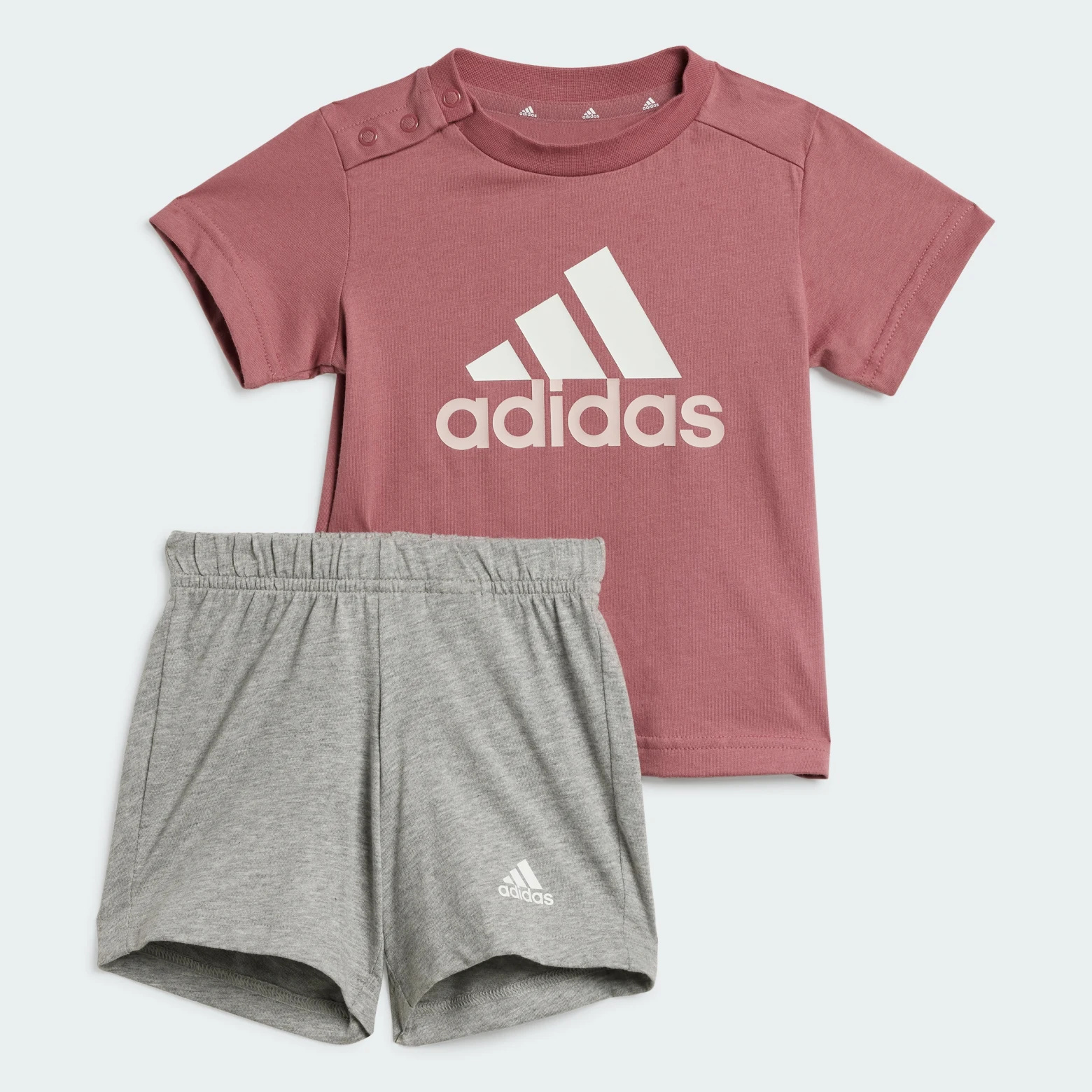 Комплект: шорты и футболка Essentials Organic Cotton Adidas Sportswear IZ4975_image_1