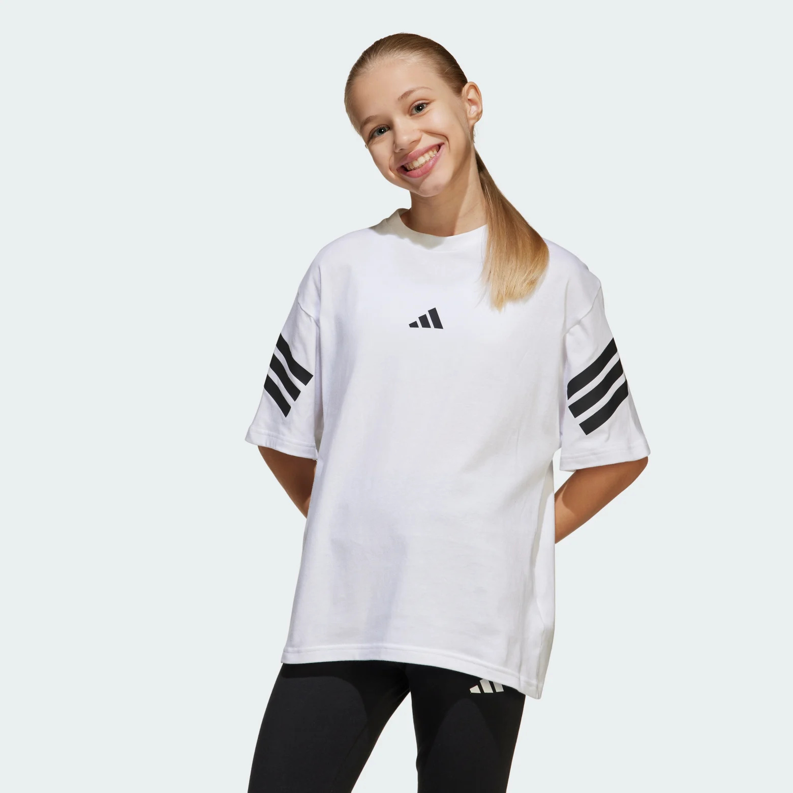 Футболка Future Icons 3-Stripes Kids Adidas Sportswear JN8088_image_1