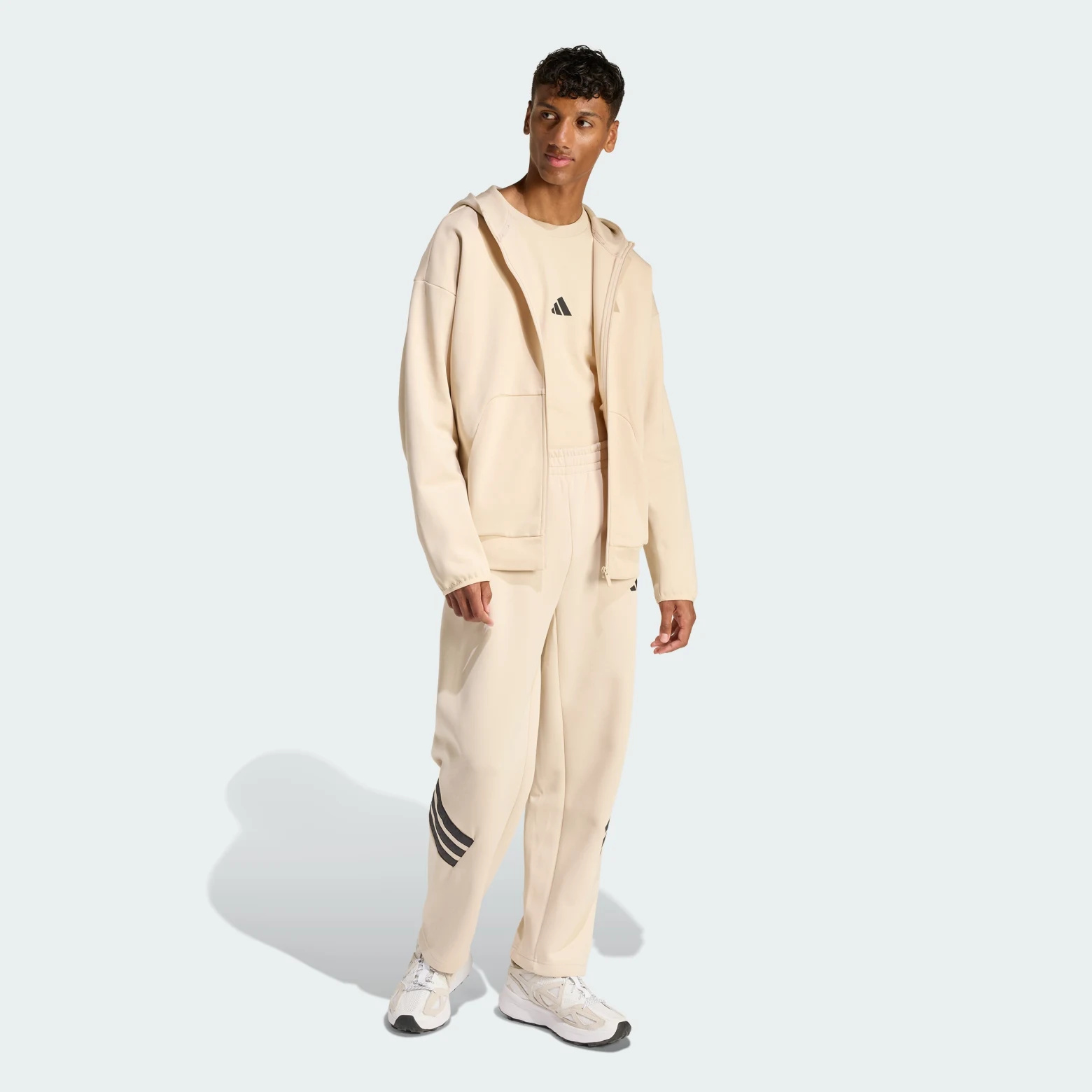 Толстовка Future Icons Small Logo Full-Zip Adidas Sportswear KD7665_image_3