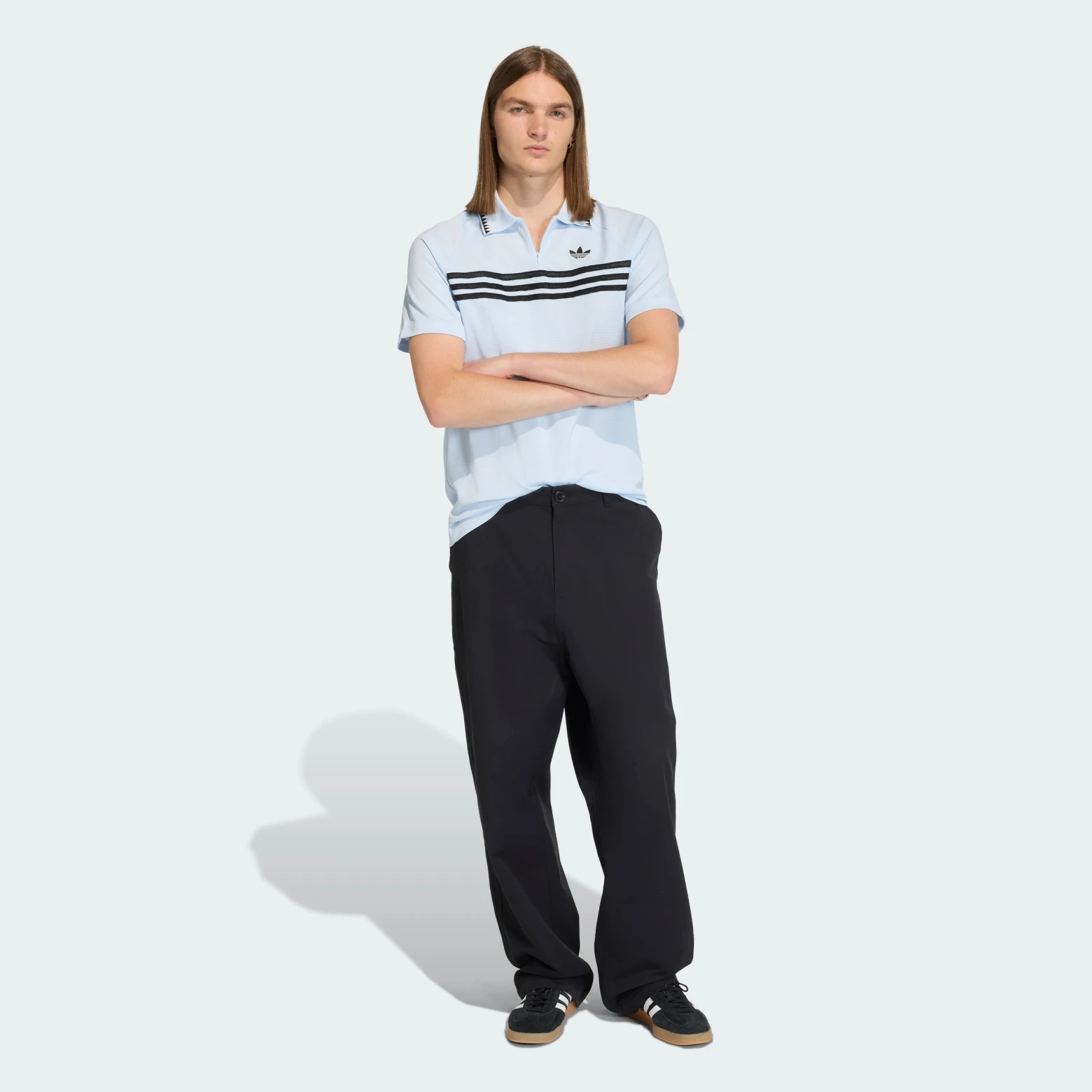 Футболка-поло Chest Stripes Slim Adidas Originals KE3356_image_3