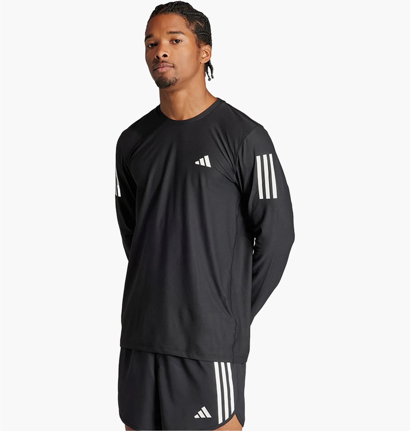 Лонгслив мужской Adidas Own The Run Long-Sleeve Top Black IN1486_image_1