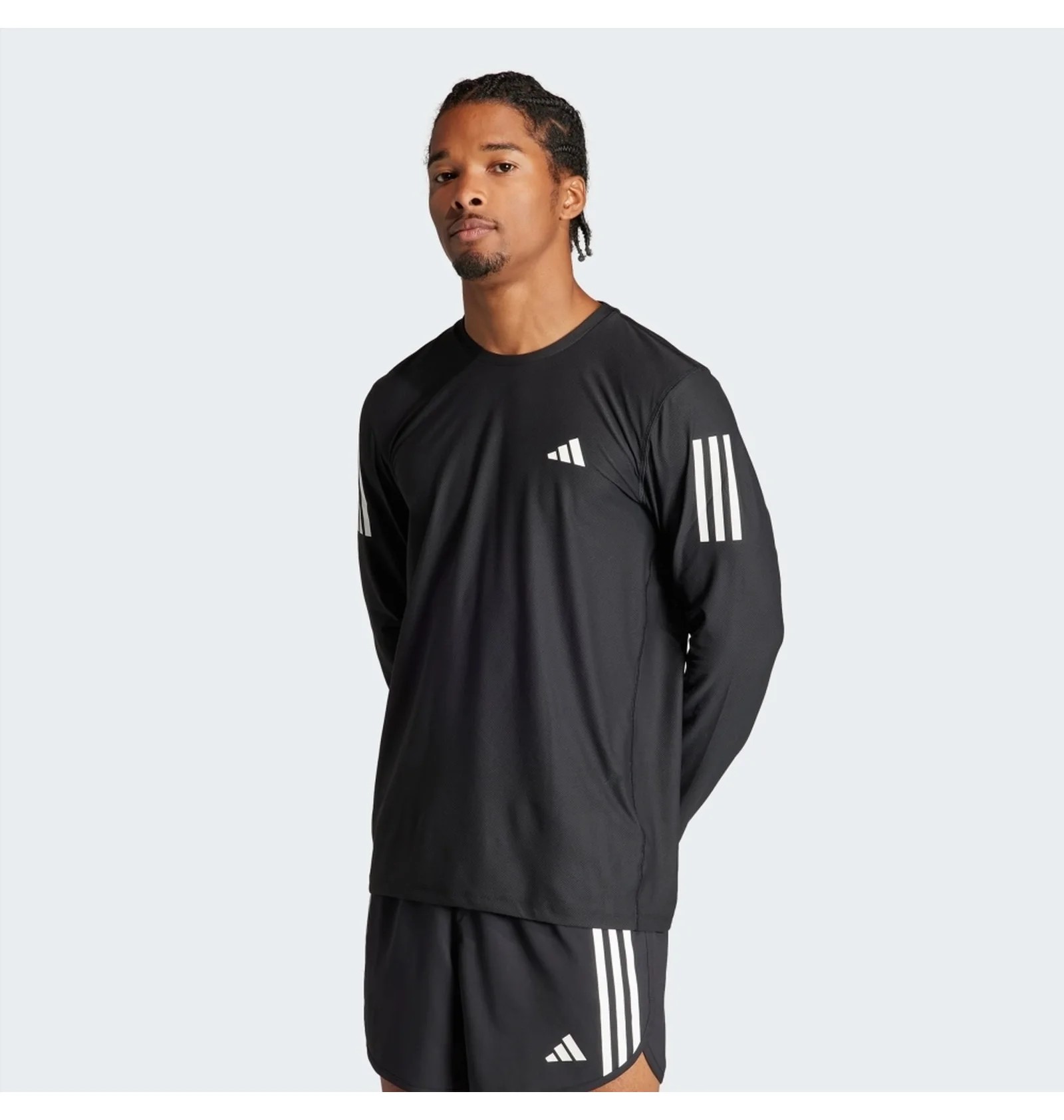 Лонгслив мужской Adidas Own The Run Long-Sleeve Top Black IN1486_image_2