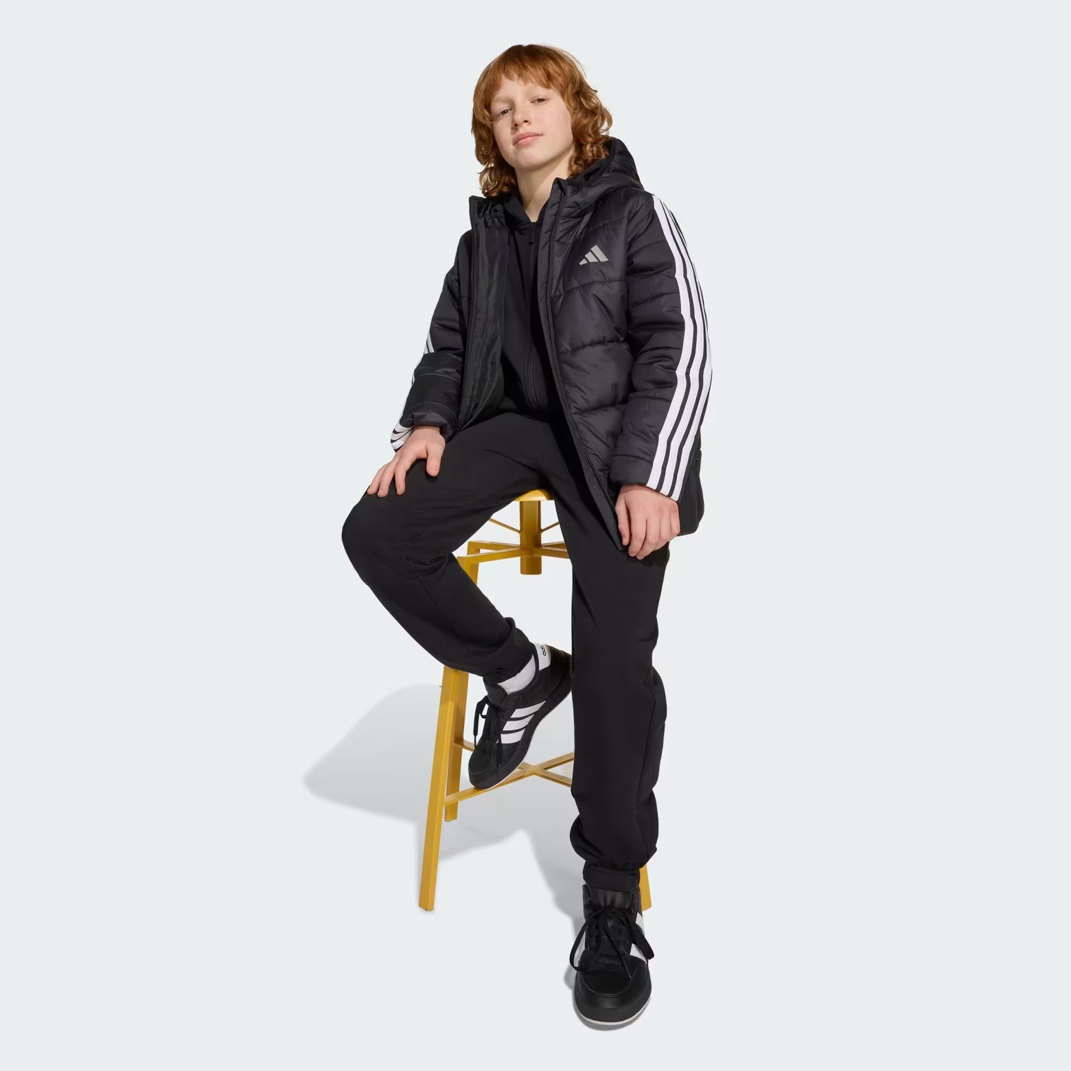 Куртка Adidas Essentials 3-Stripes Padded Kids JL7402_image_3