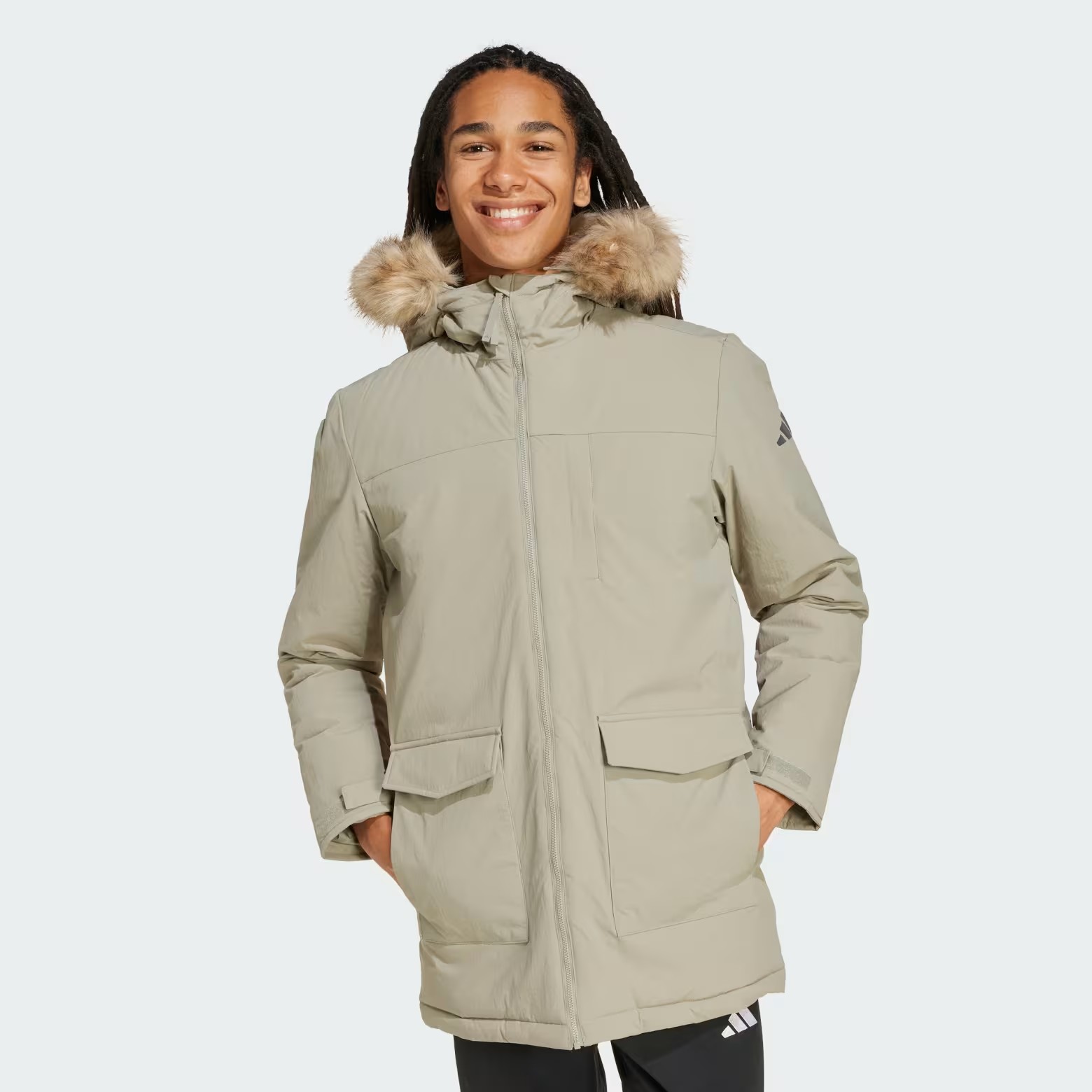 Парка Adidas Paveric Climawarm Fur JX7747_image_1