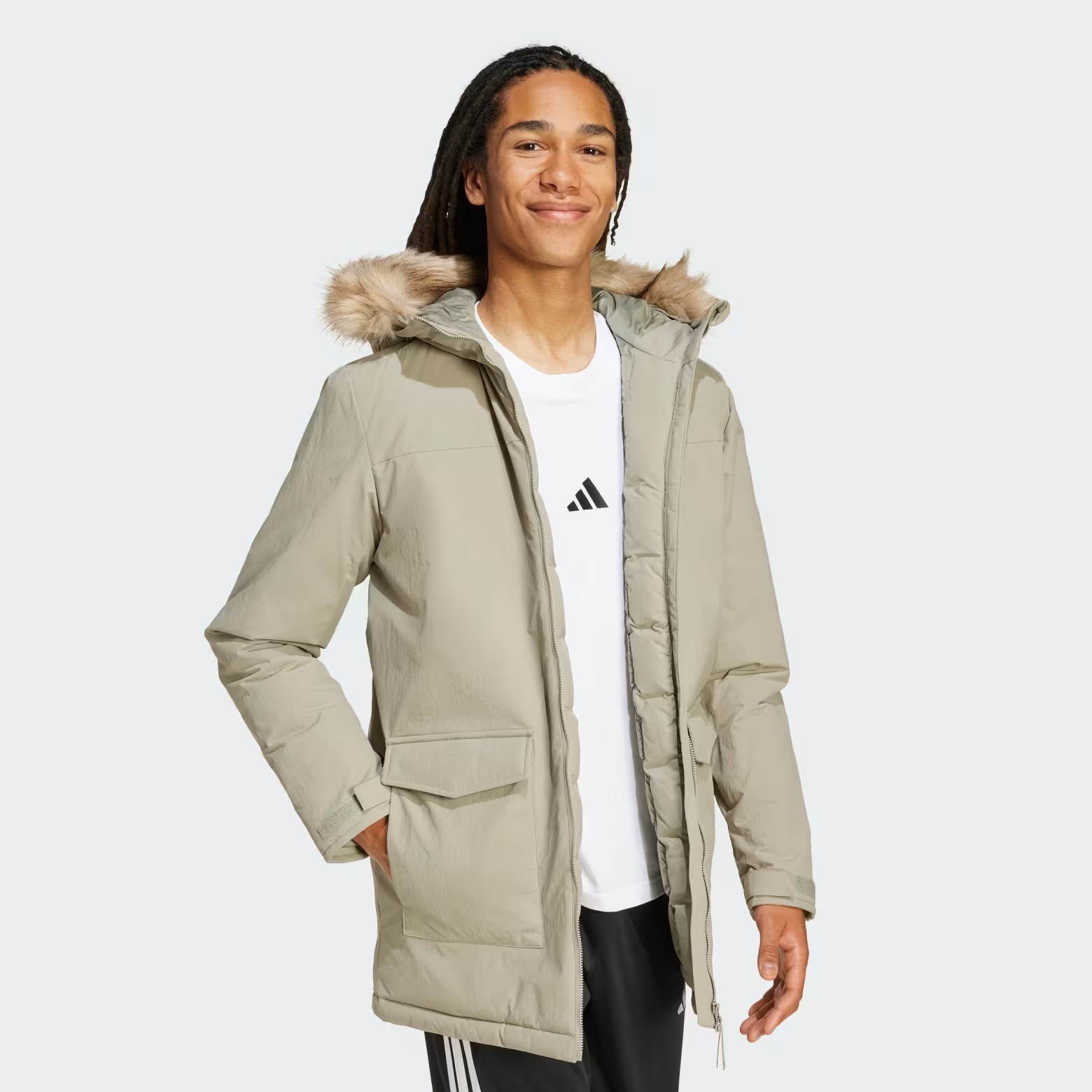 Парка Adidas Paveric Climawarm Fur JX7747_image_3