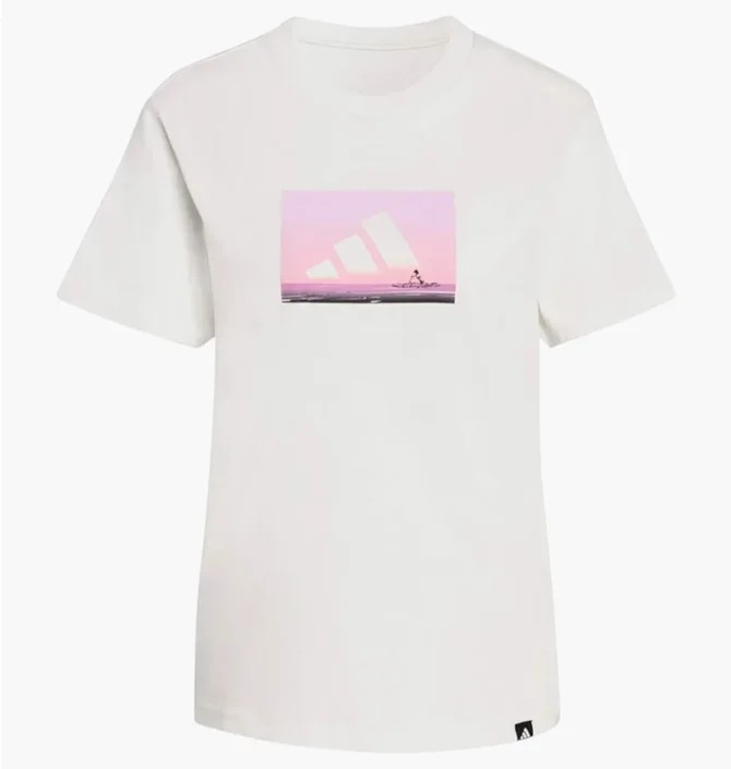 Футболка женская Adidas  Adventure Graphic White JZ7891_image_1