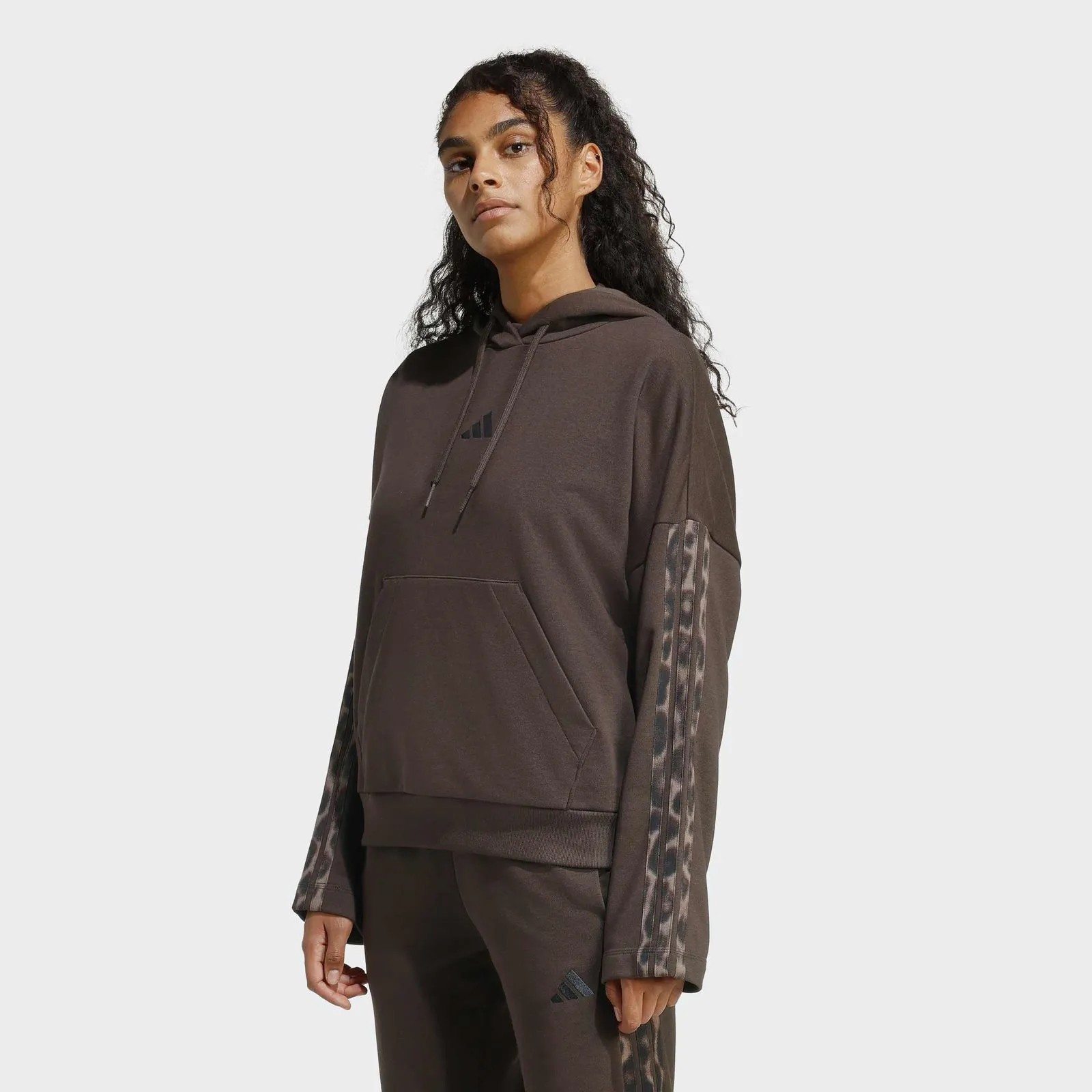 Худи женское Adidas Seasonal Essentials Leopard Print French Terry Hoodie KA4683_image_3