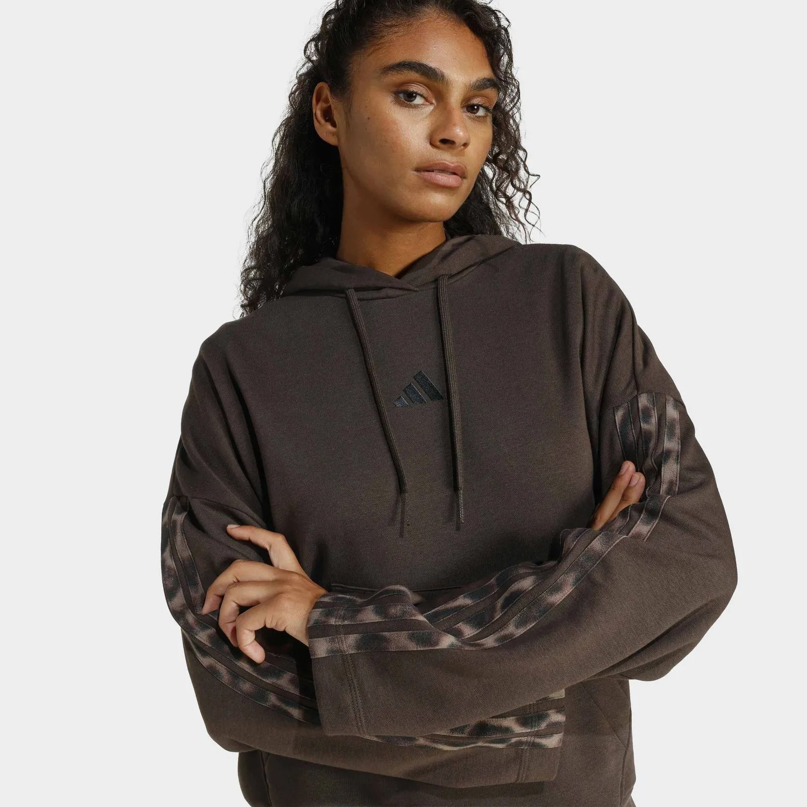 Худи женское Adidas Seasonal Essentials Leopard Print French Terry Hoodie KA4683_image_6