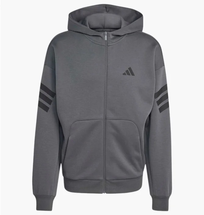 Чоловіче худі Adidas Future Icons 3-Stripes Grey KD5232_image_1