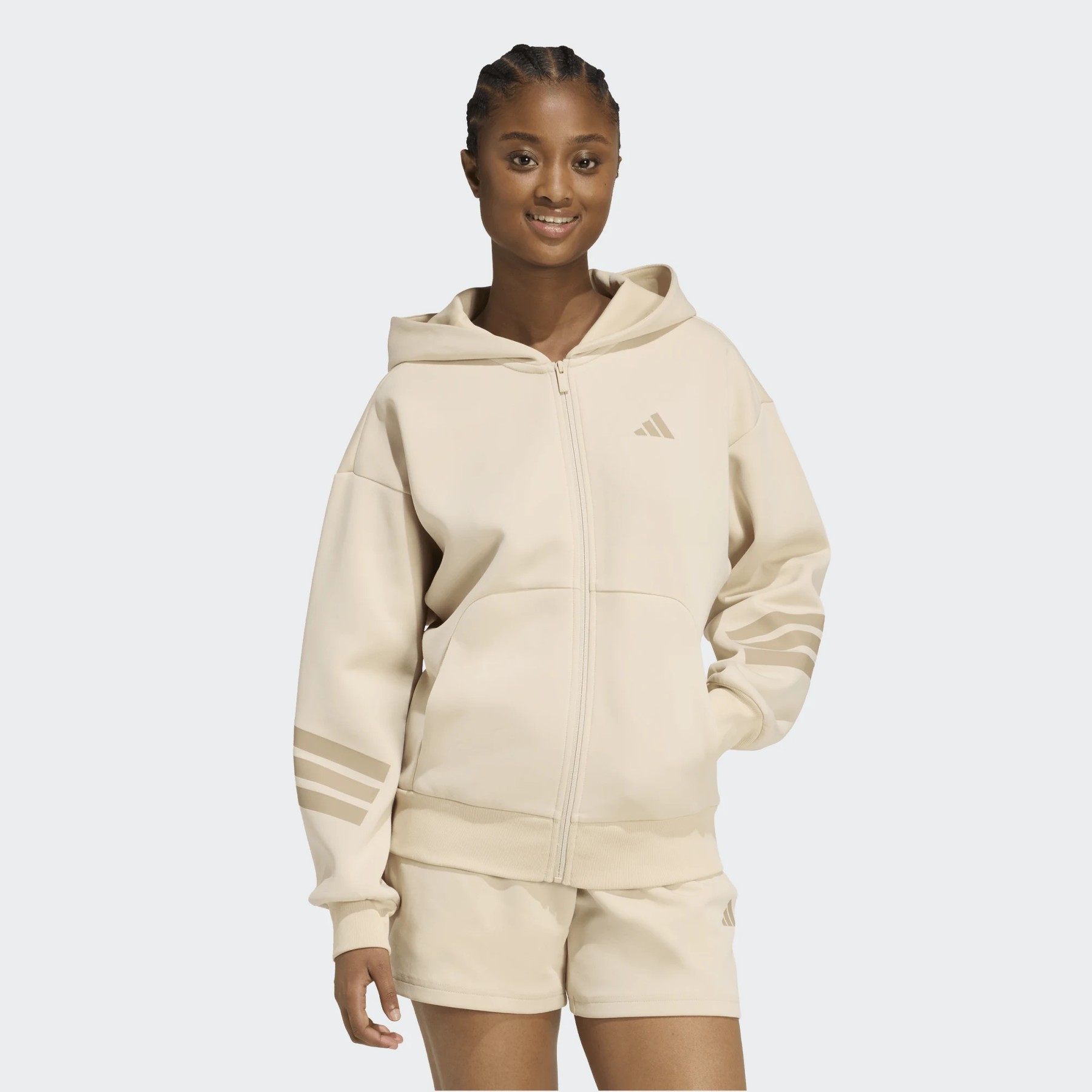 Жіноче худі Adidas Future Icons 3-Stripes Full-Zip Hoodie KD7733_image_1