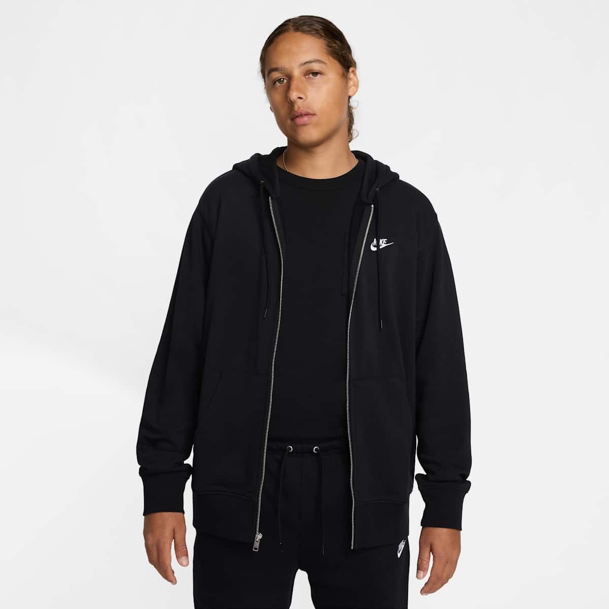 Чоловіча толстовка Nike M Nk Club Ft Fz Black FN3884-010_image_1