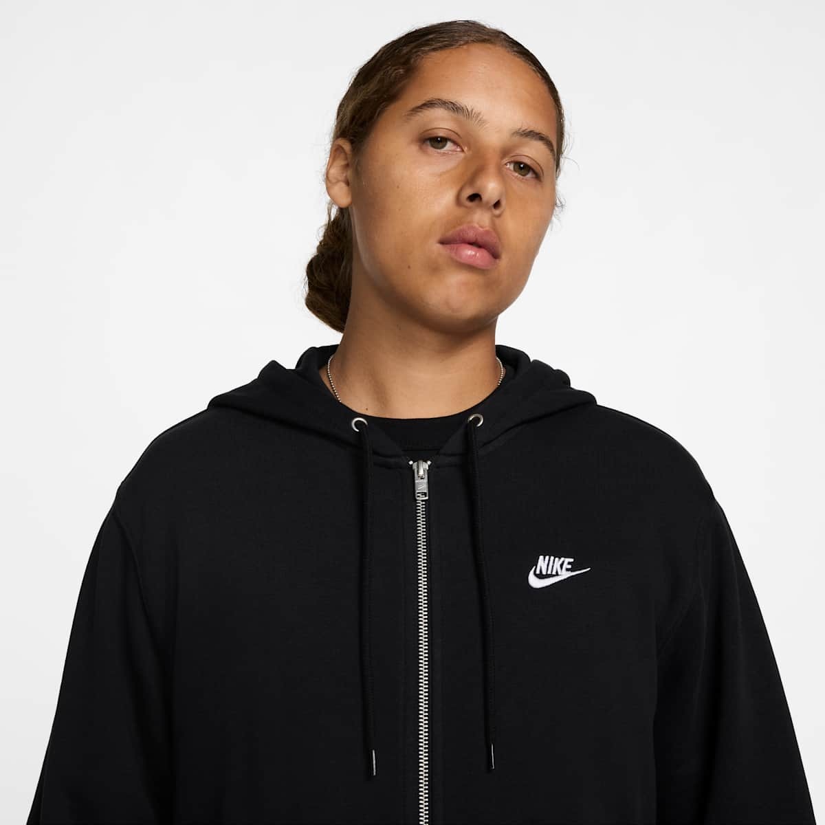 Чоловіча толстовка Nike M Nk Club Ft Fz Black FN3884-010_image_3