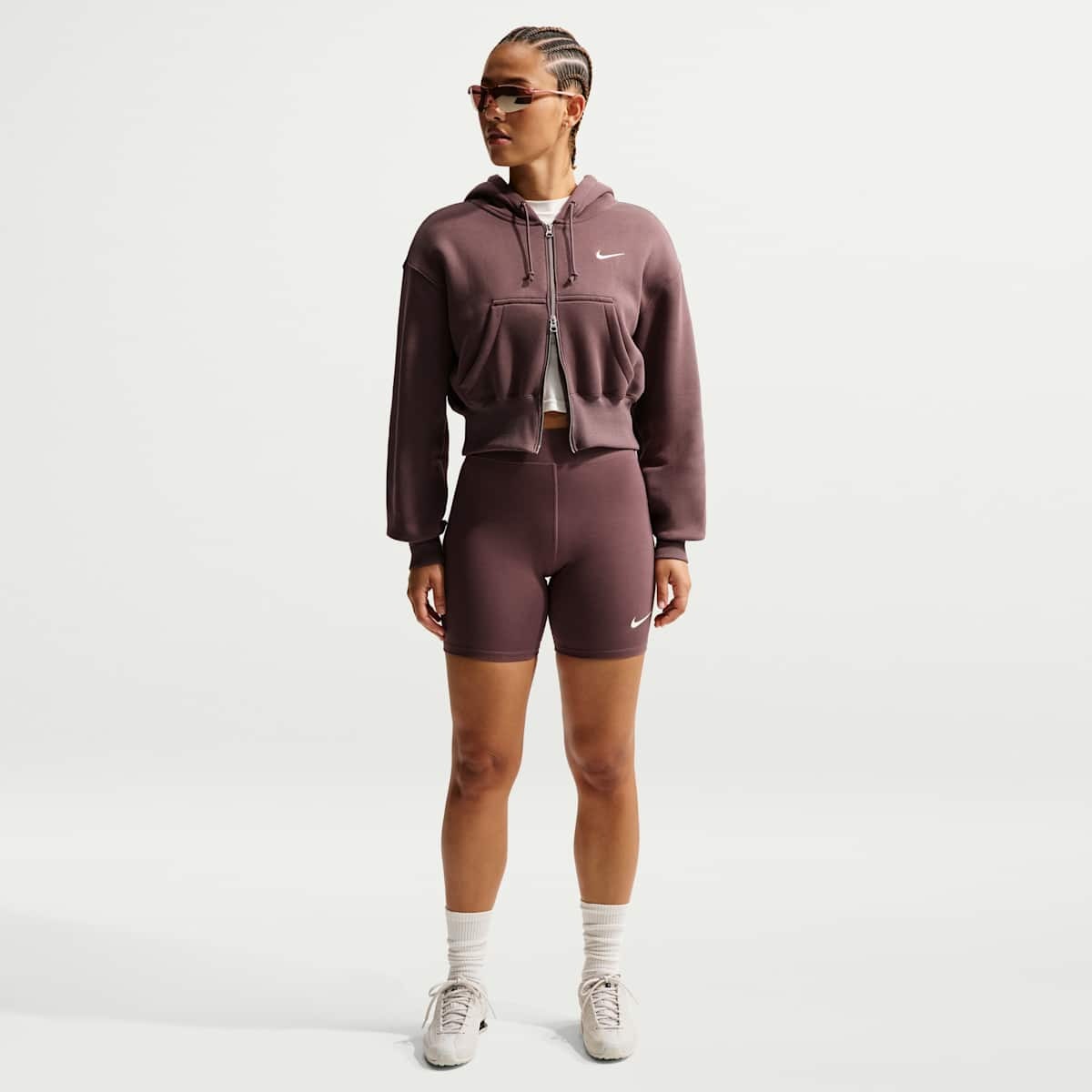 Толстовка жіноча Nike W Phnx Flc Crop HV2426-502_image_1