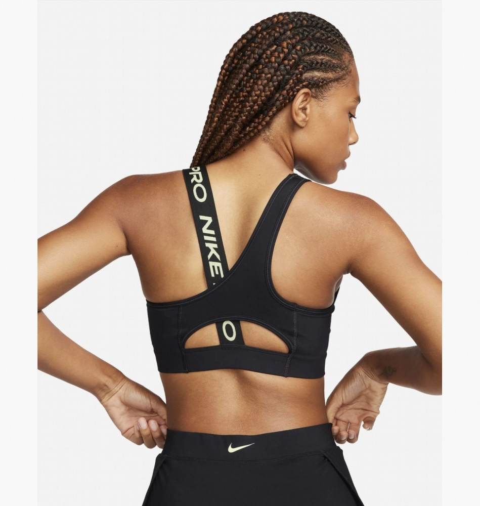 Женский топ Nike Pro Dri-Fit Swoosh Asymmetric Bra DM0570-011_image_2