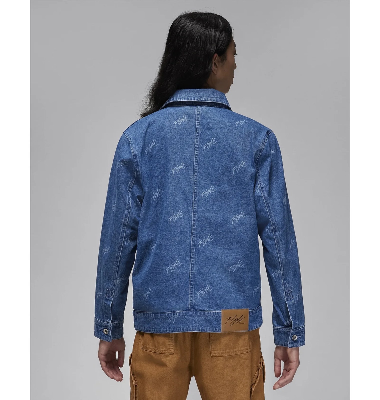 Джинсовка чоловіча Air Jordan Flight Heritage Demim-Jacke Blue FN4649-436_image_3