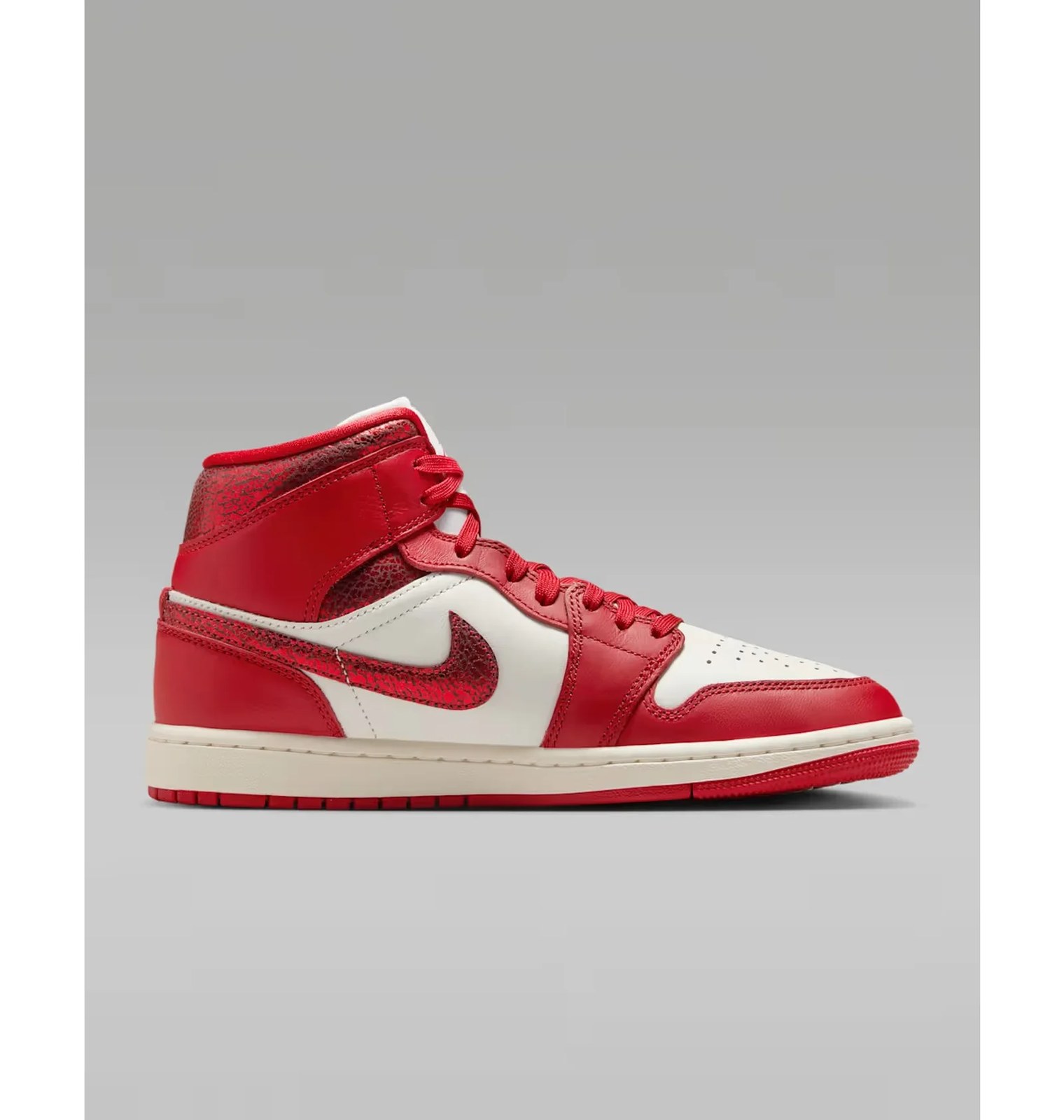 Женские кроссовки Air Jordan 1 Mid SE Red/White HJ9337-106_image_1