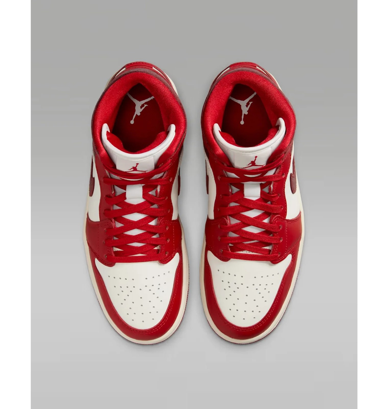 Женские кроссовки Air Jordan 1 Mid SE Red/White HJ9337-106_image_3