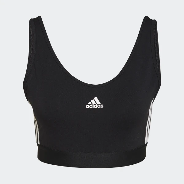 Кроп-топ со съёмными чашечками Adidas Essentials 3-Stripes GS1343_image_1