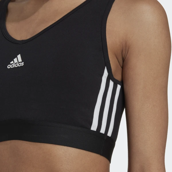 Кроп-топ со съёмными чашечками Adidas Essentials 3-Stripes GS1343_image_4