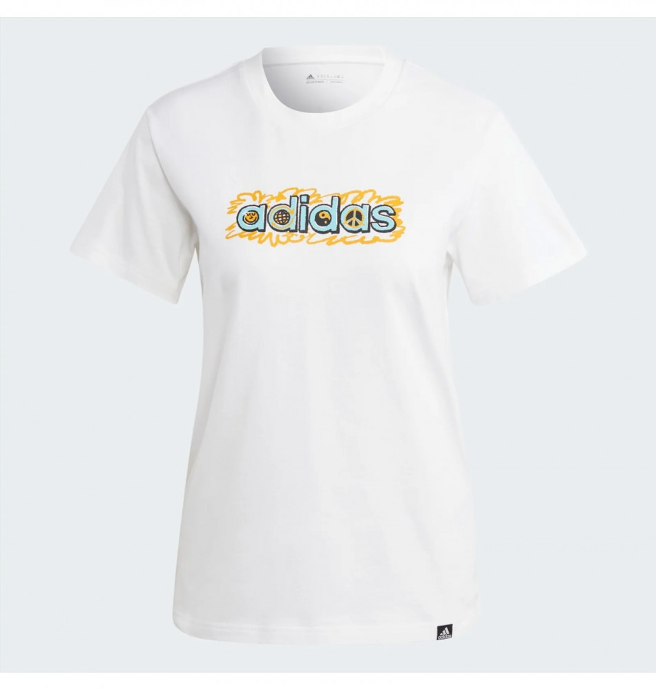 Футболка женская Adidas Doodle Graphic T-Shirt IB4886_image_3