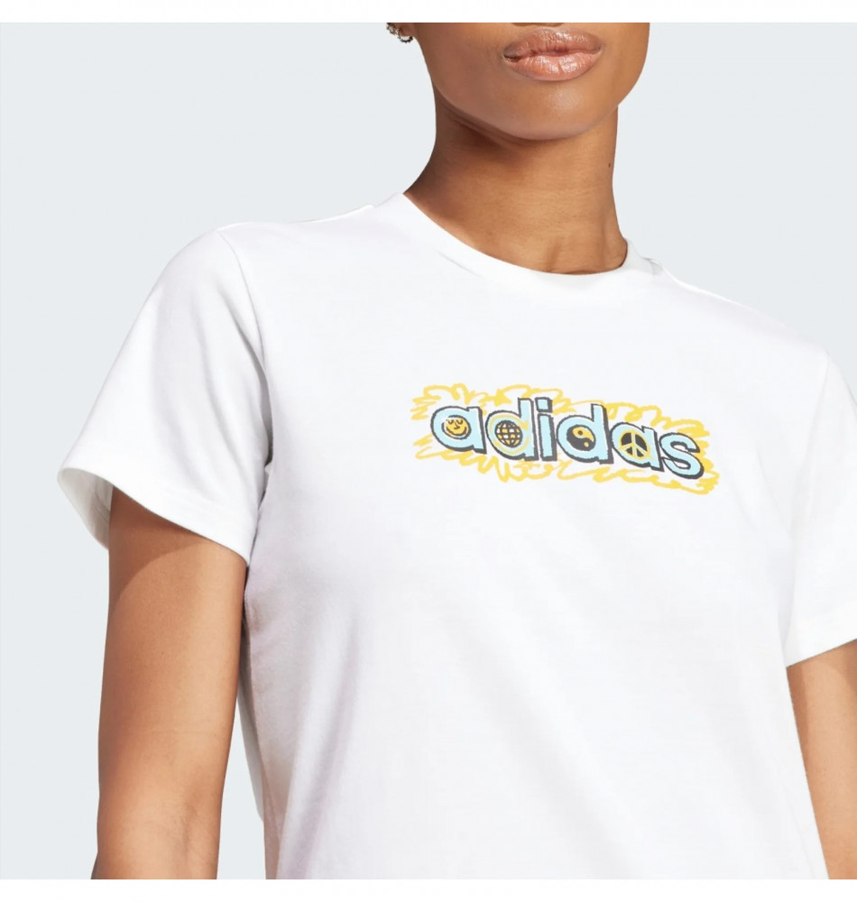 Футболка женская Adidas Doodle Graphic T-Shirt IB4886_image_6